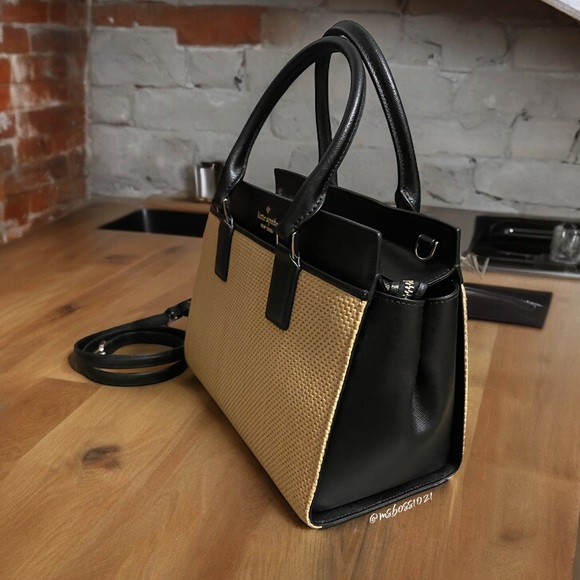 Kate Spade New York Satchel Bag Refined Grain Parchment Frannie NWOT - Picture 2 of 5